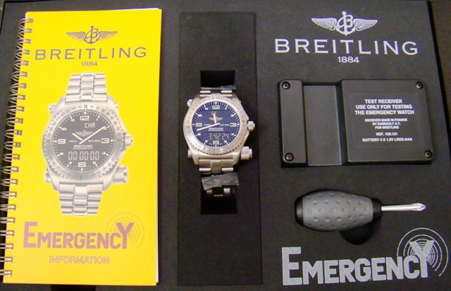 (image for) Breitling EMERGENCY Titanium Chronograph Watch..RARE